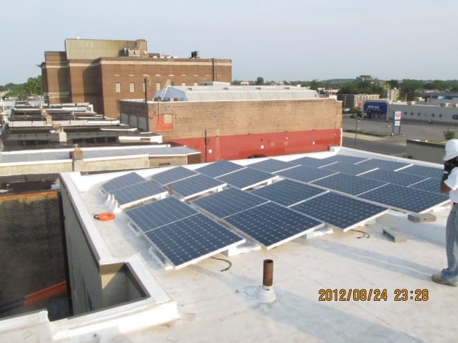 Solar installed at Walnut Hill West