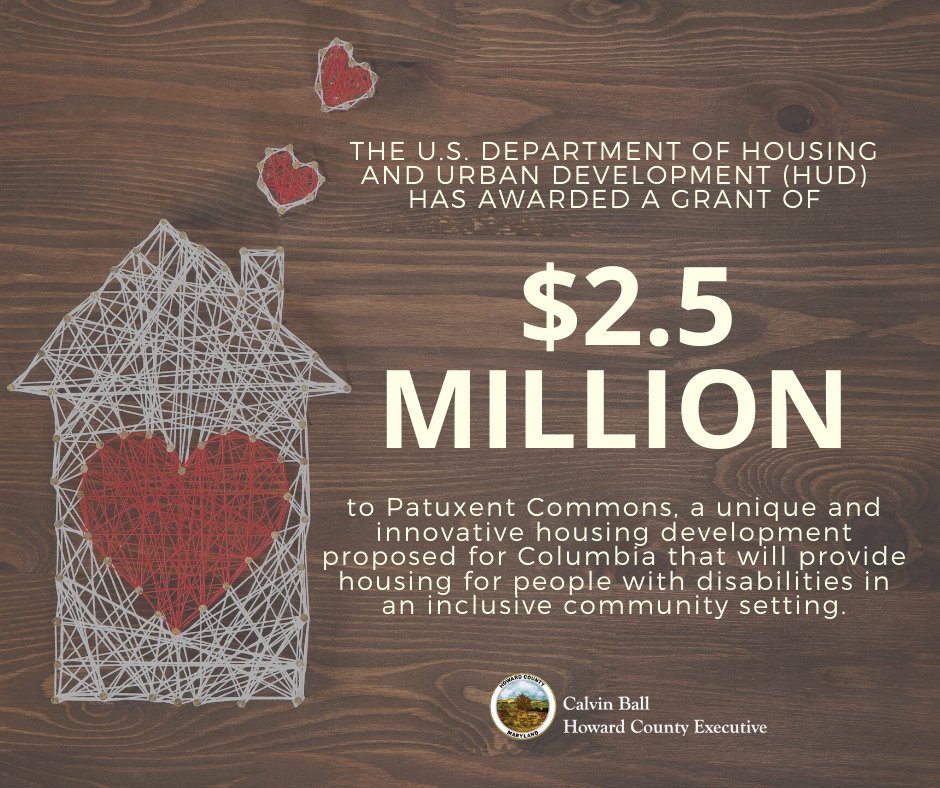Howard County Project Awarded 2.5 Million HUD Grant for Unique