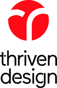 Thriven_Stacked_logo_Red with Black