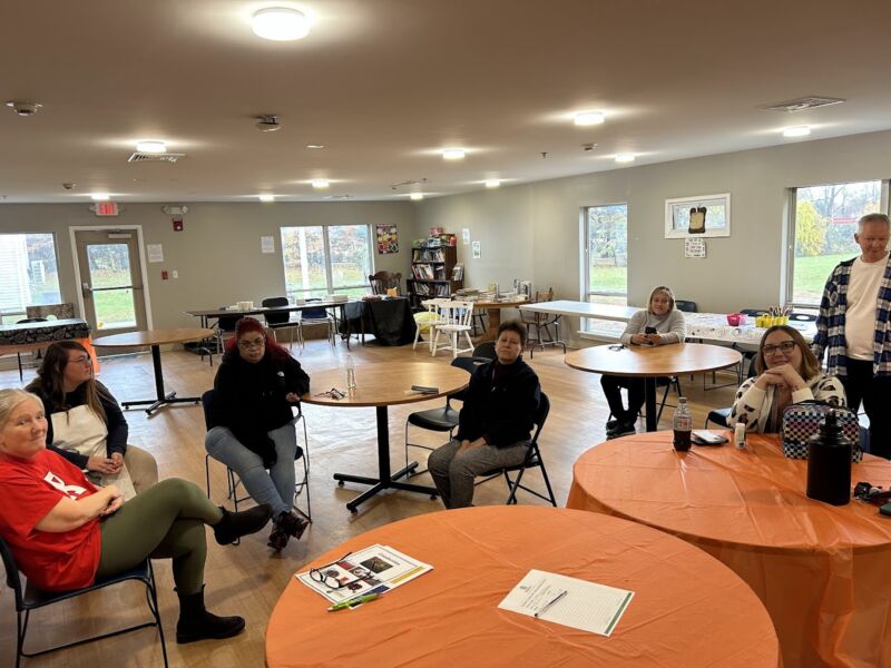 Image for the Tweet beginning: Residents at Amandla Crossing in